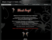 Tablet Screenshot of blackangel-halle.de